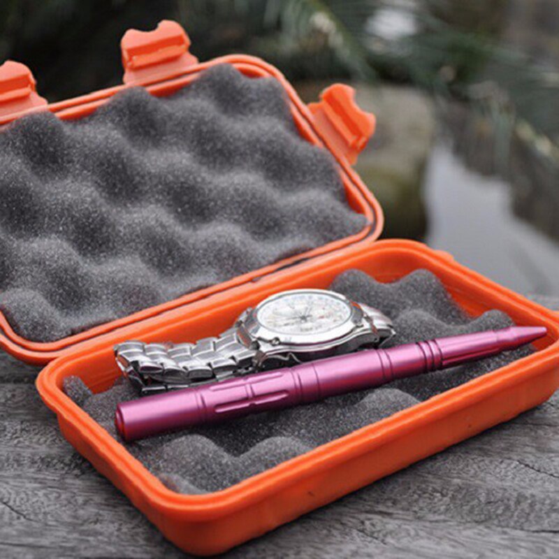 Outdoor Shockproof Box Protection Waterproof Boxes Tool Box Matches Case Holder For Storage Tools Travel Sealed Container