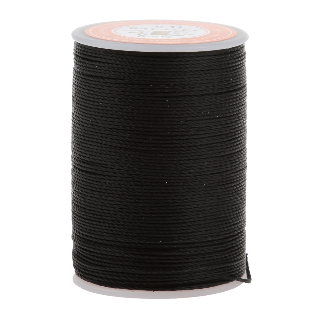 Nuevas de cuero trabajo artesanal costura redonda encerado cadena hilo 0,55mm para la cartera a bolsa 10 colores ropa fuerte hilo de coser