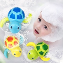 Baby Baden Spelen In Het Water Cool Kleine Schildpad Cartoon Schildpad Wind Up Keten Zwemmen Schildpad Speelgoed