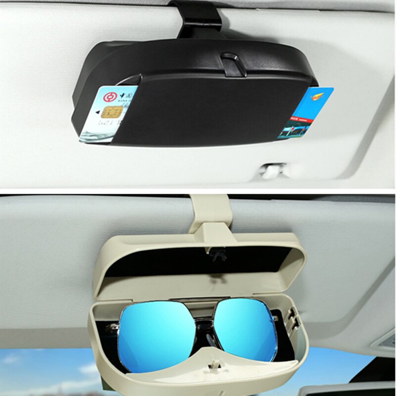 étui à lunettes de voiture boîte lunettes de soleil poches de rangement pour Renault Koleos Clio scénic Megane Duster Sandero Captur Twingo