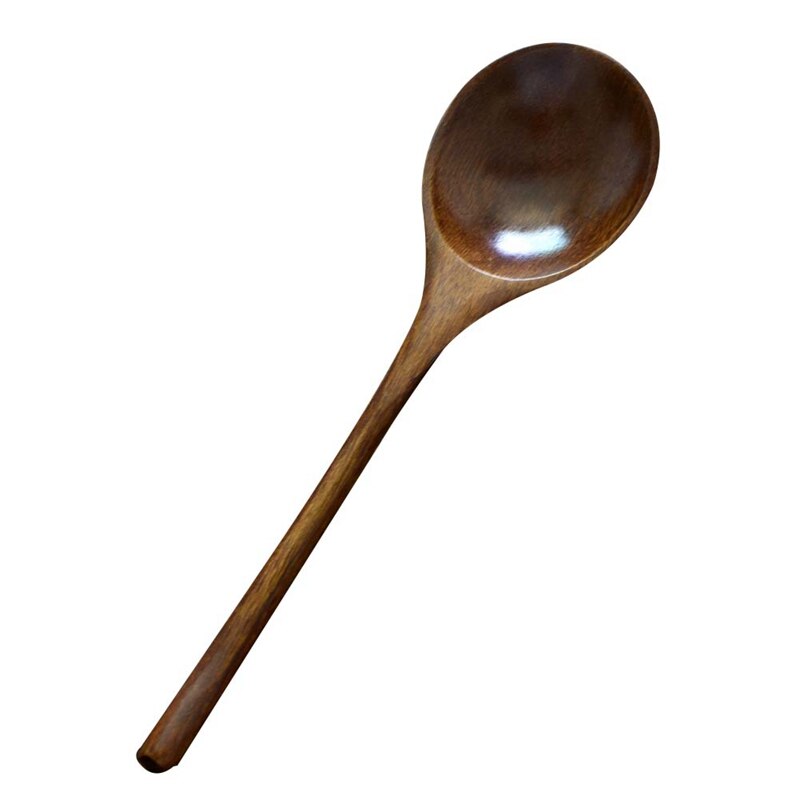 Wooden Spoon Bamboo Kitchen Cooking Utensil Tool Soup Teaspoon Catering For Kicthen