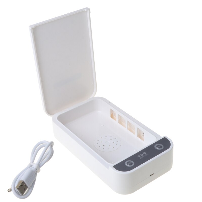 Usb uv sterilisator ledet desinfeksjonsenhet uv sterilisatorboks ultrafiolett lys desinfeksjonsboks rengjøringsverktøy for skjønnhet