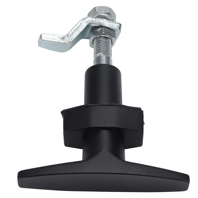Black Front Fixing T Locks Without Lock Cylinder for Trailer Caravan Canopy Canopie Tool Box
