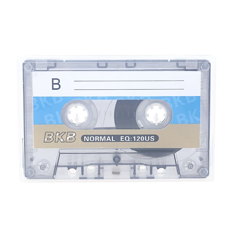 2Pcs Standard Cassette Blank Tape Player Empty 60 Minutes Magnetic Audio Tape Recording For Speech Music Recording