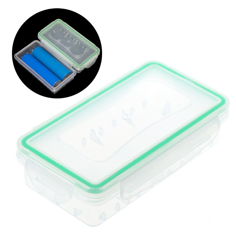 18650 Batterij Houder Transparant Case Cover Hard Slijtvast Batterij Houder Opbergdoos Plastic Case Waterdichte Case
