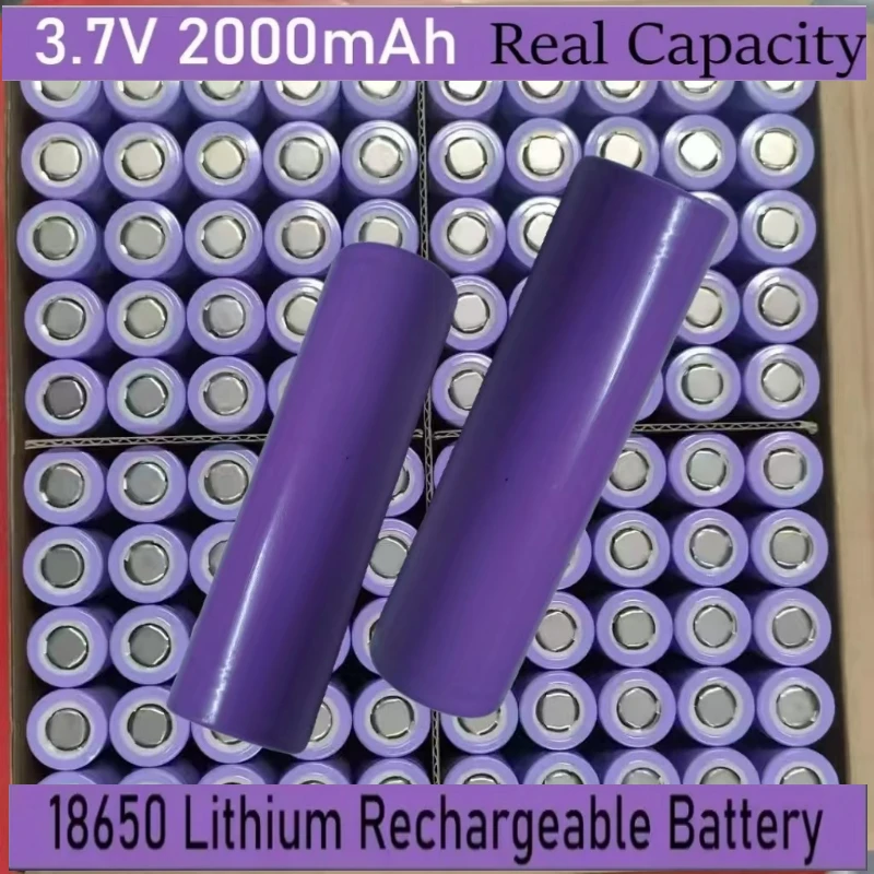 Batteria agli ioni di litio 18650 assolo batterie Daweikala originali ricaricabili da 2000 mAh 3,7 V
