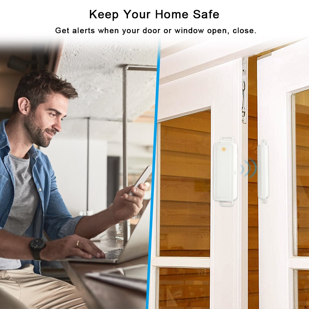 Tuya Zigbee 3.0 Smart Wireless Gateway Hub Bridge PIR Door Temperature and Humidity Sensor Kit Home Assistant Zigbee2MQTT DIY