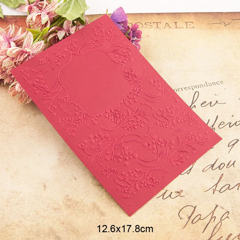 Carpeta con relieve de hojas y cuentas de perlas, suministros para fabricación de tarjetas, álbum, papel de boda, manualidades, decoración