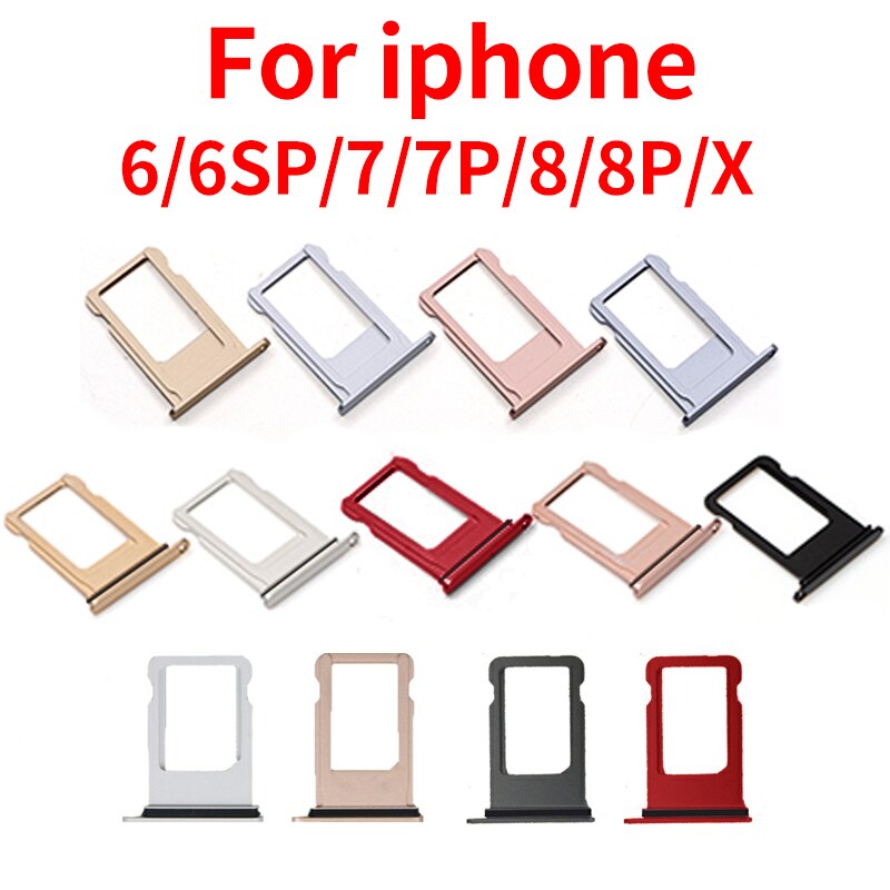 30pcs For Iphone 8 Plus 7 Plus 6 6S Plus X SIM Card Holder Slot Tray Container Adapter Eject Tools Mobile Phone Accessories