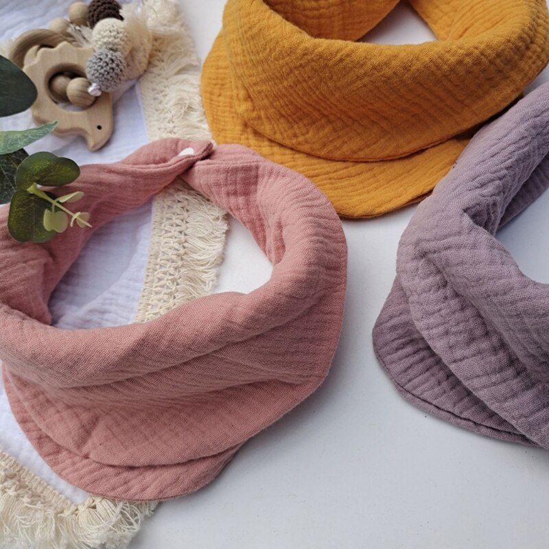 Musselin Blick Baby Lätzchen Neugeborenen Jungen Mädchen Spucktuch Bandana Baumwolle Kleinkind Schal Kleinkind Speichel Handtuch Schals unisex Baby Zeug