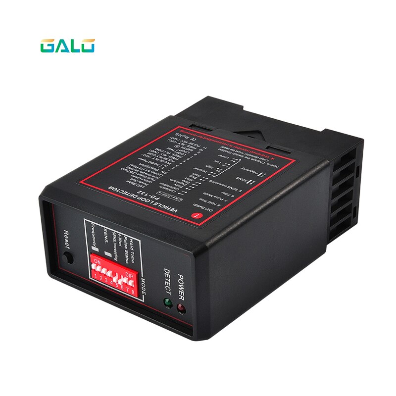 DC24V PD132 Traffic Inductive Single Channel Vehicle Loop Detector For Vehicle Access