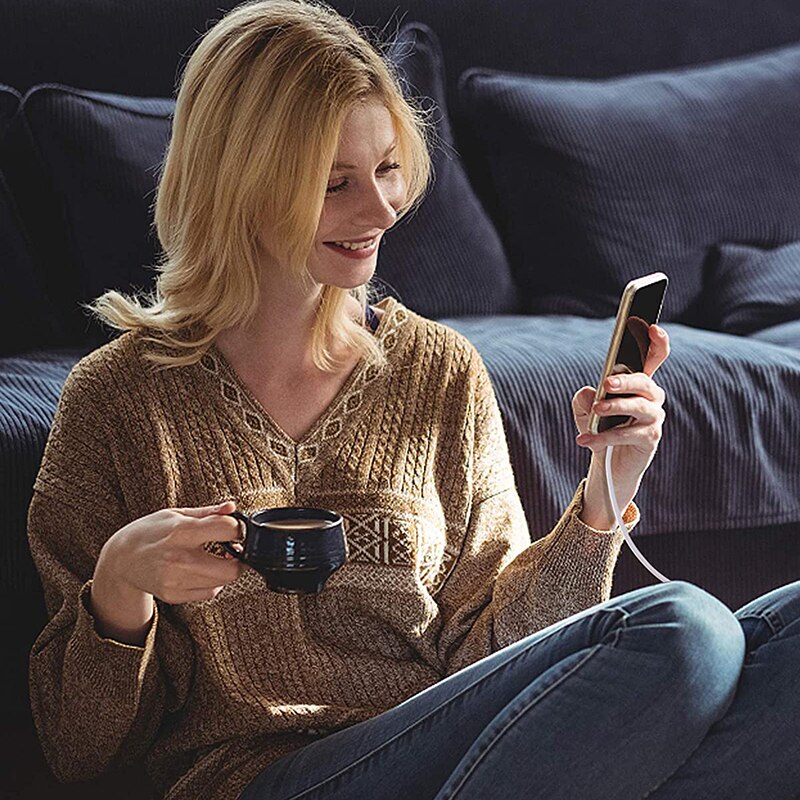 Doppel-usb-typ-c-ladegerät, 43w tragbare usb-c-ladegeräte, usb-pd-schnellladegerät für iphone 13 pro max , 12 und 11 mini, samsung-stecker (eu/au/us/uk)