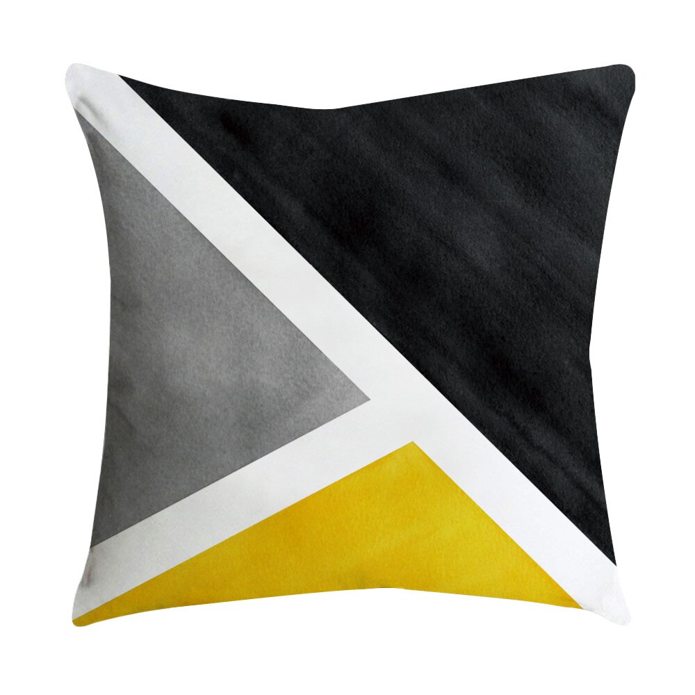 Ananas Blad Geel Sofa Auto Taille Gooi Kussen Case Home Decor cojines decorativos para sofa kussen G516