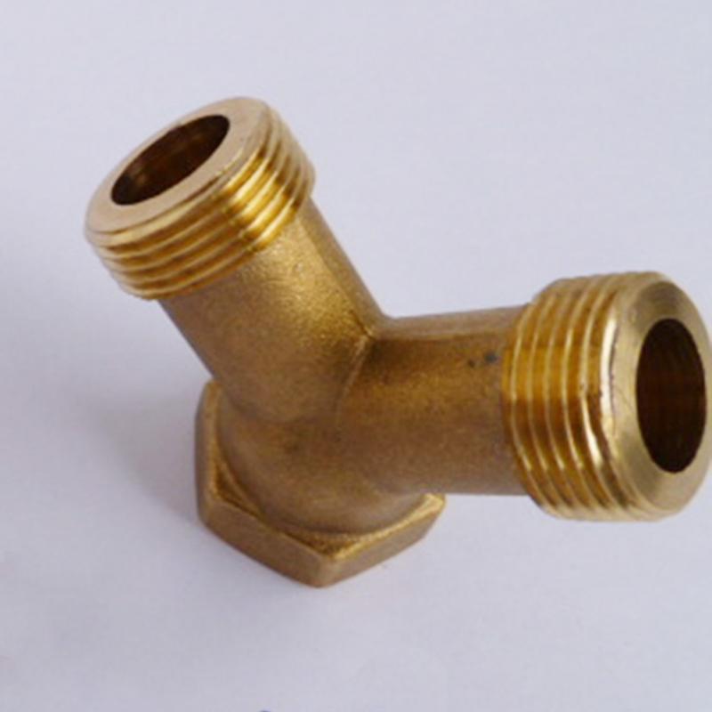 Splitter Swivel Hose Washing Machine Brass Connector Y Piece Joiner Union