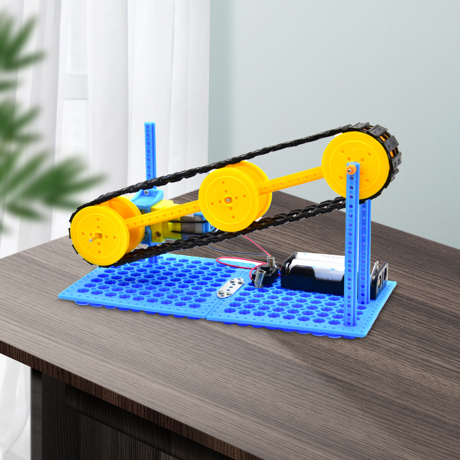 Diy Transportband Leermiddelen Ontwikkelen Intelligent Educatief Speelgoed Draagbaar Multifunctioneel Technologisch Experiment Voor Tieners Kind