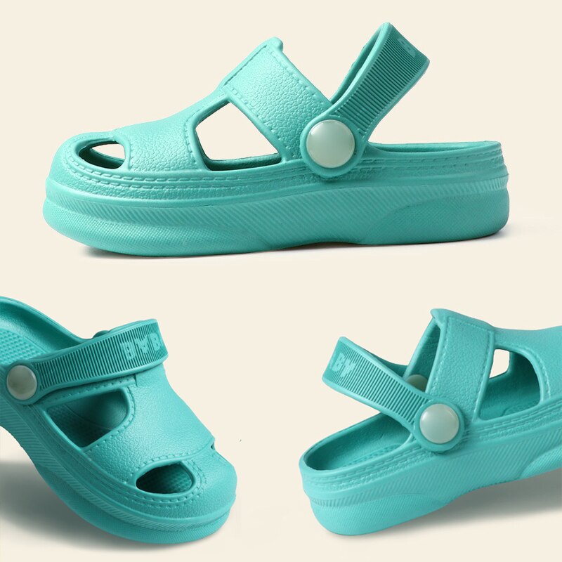Summer Baby Hole Shoes Children Nice Non -slip Soft Floor Old Boys Girl Beach Sandals 1 -4 Years