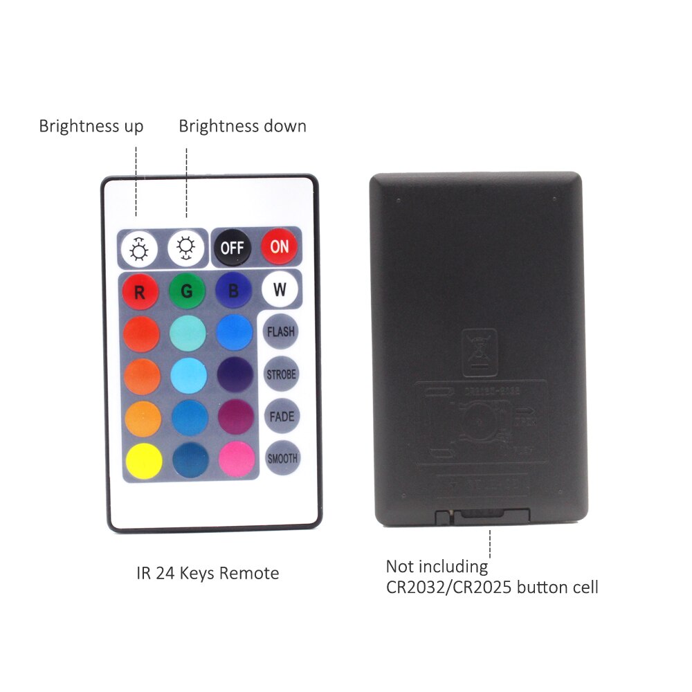 Bluetooth LED Controller RGB USB IOS Android Phone 5V 12V 24V Mini APP Smart Wireless IR 24 Key Remote Controller for LED Strip