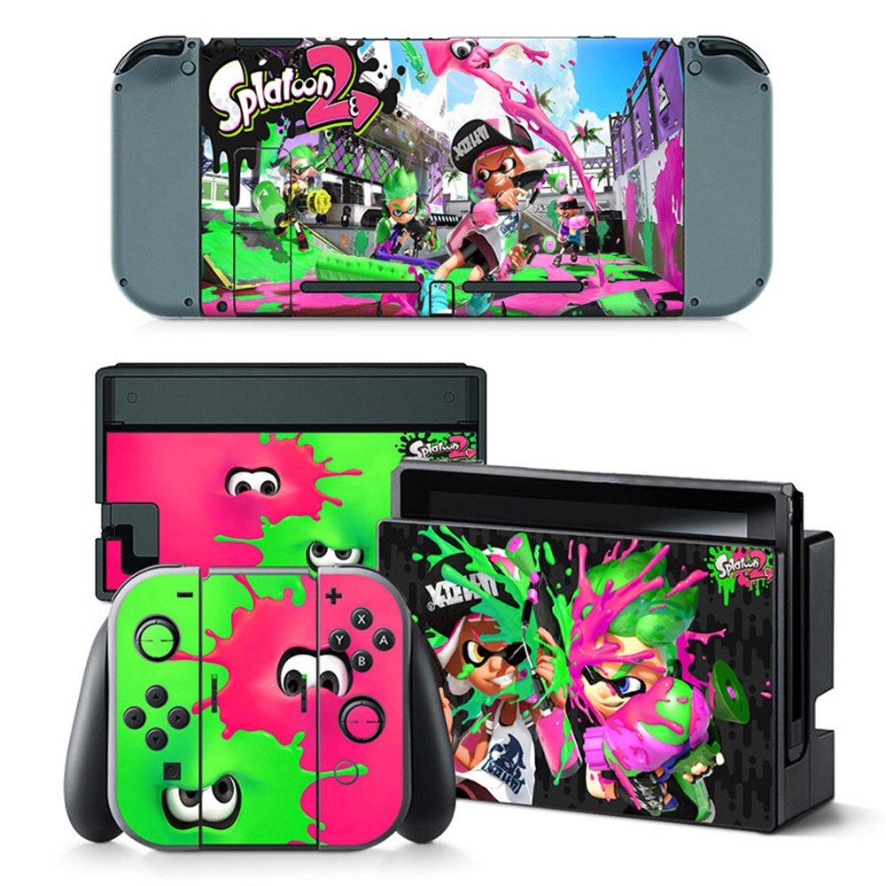 Custom Full Set Vinyl Decal Protector Skin For Nintendo Switch Console Controller Skin Sticker