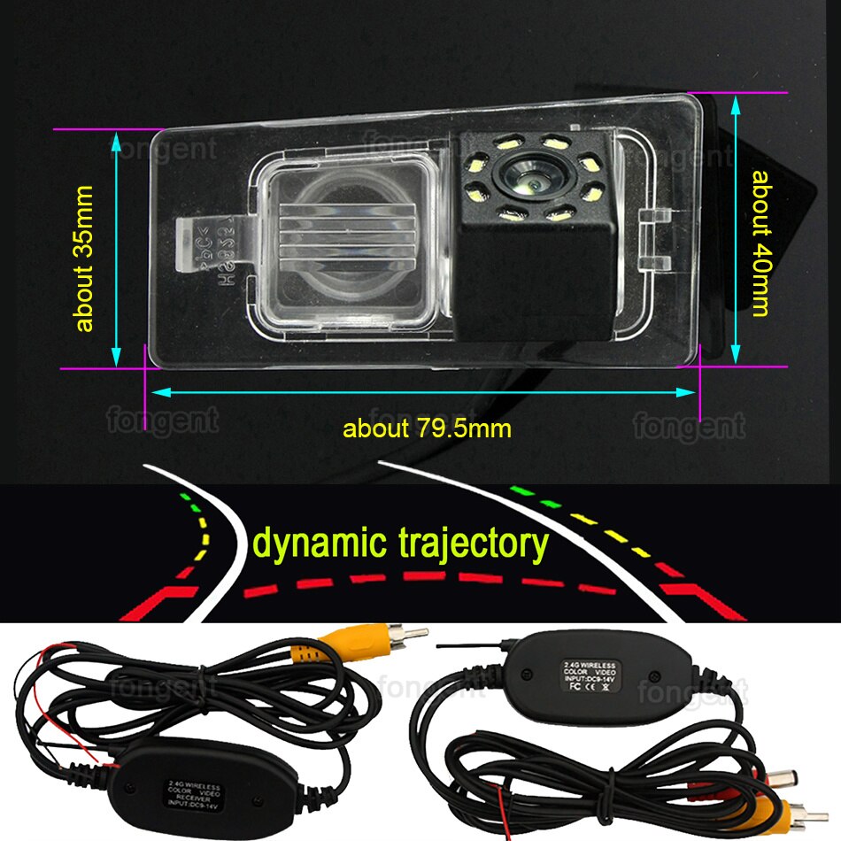 Para Kia Ceed SW. , , , , , , vista trasera de coche vehículo inversa inalámbrica cámara de aparcamiento de vehículos Accesorios