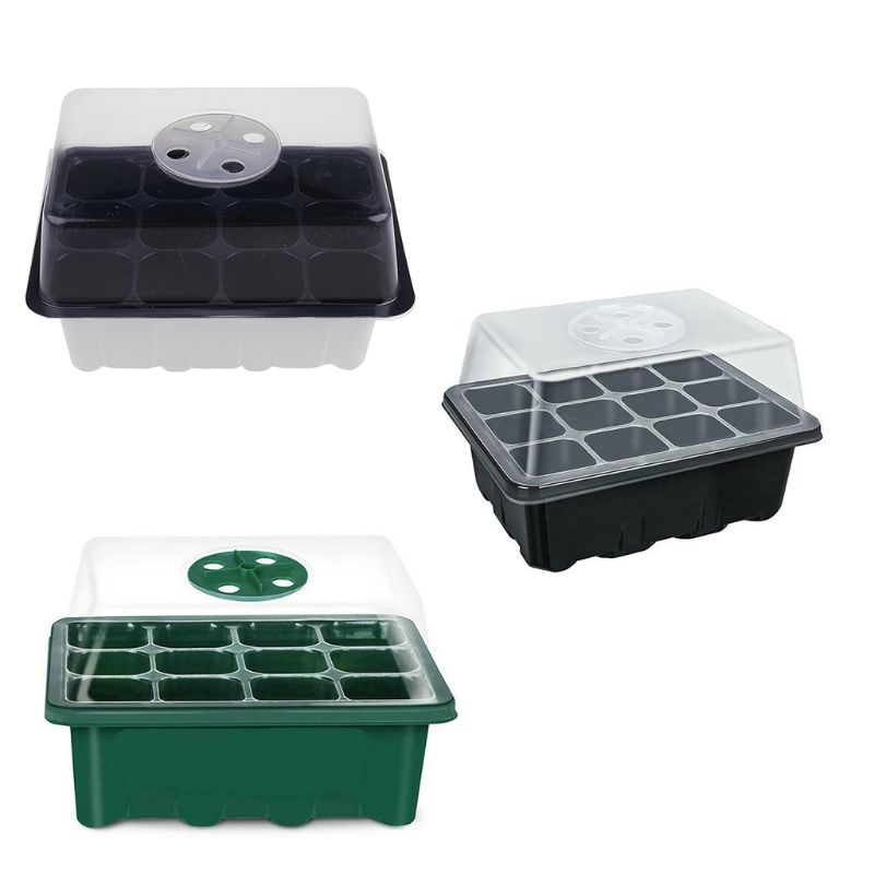 Zaad Starter Lade Cellen Kweekbak Planten Ontkiemen Kit Tuin Zaad Beginnen Lade Met Koepel En Base Plus Plant Tags han