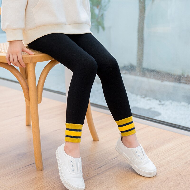 Winter Meisjes Leggings Kinderen Broek Kasjmier Warme Strakke Kleuraanpassing Mode Sport Broek Voor Kinderen Meisjes