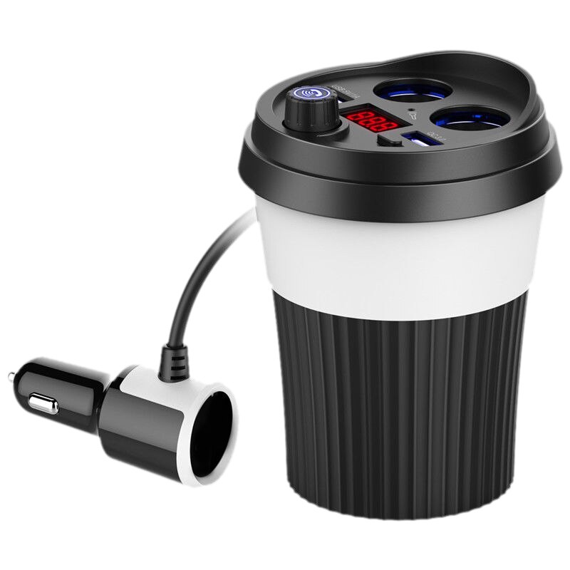 Cup Bluetooth Car Kit Fm-zender MP3 Speler Draadloze High-Speed Charger 3.0