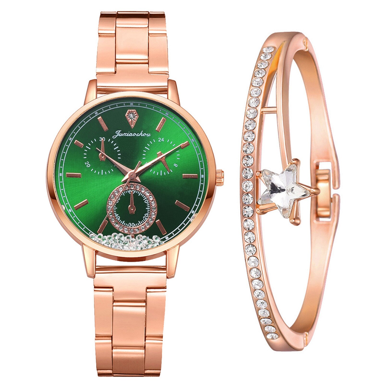 Frauen Uhr Luxus Rose Gold Uhren Damen lässig Uhr Mit Armbinde Schmuck Beste Serie Von Direkte Verkauf: E