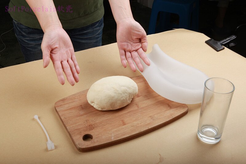 Fantastiska bakverk knådande deg påse silikon vit non-stick bakverk mixer påse gör det själv hemmagjorda dumpling nudlar påse verktyg