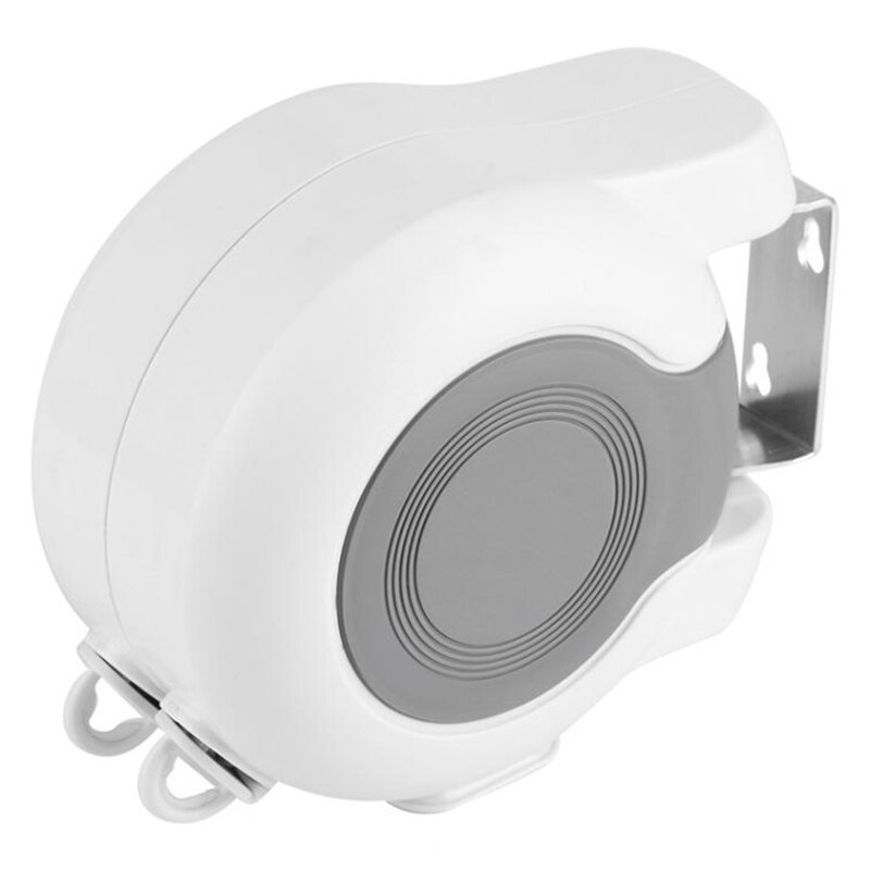 1 tendedero de cuerda retráctil para interior y exterior, soporte de pared para secado de ropa, organizador de ropa con ahorro de espacio: Default Title