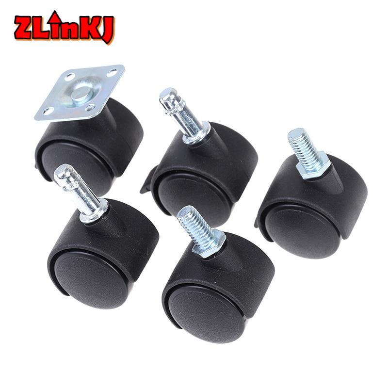 4Stck 30mm Universal- Stuhl Rad Bürostuhl Rollen Stuhl Räder Möbel Rollen schwenken Rollen Bremse Rad Ersatz Teile