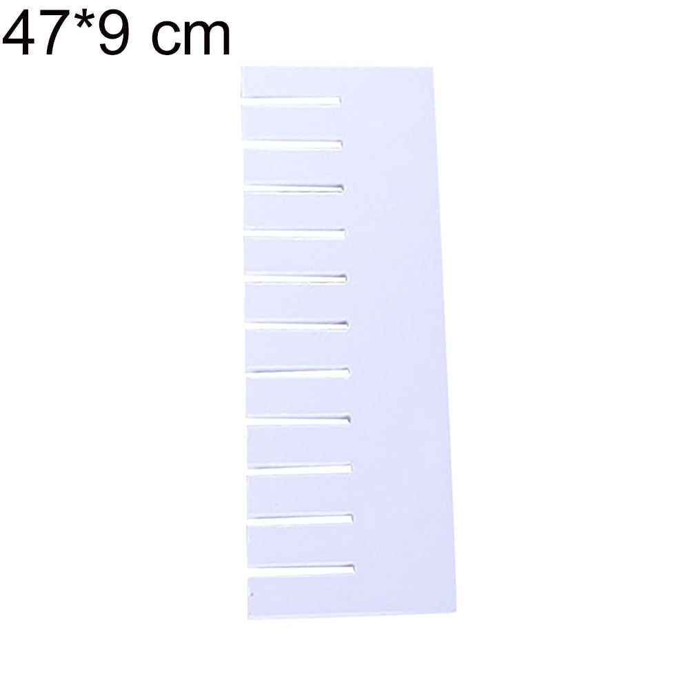 Multifunction Durable Drawer Separator Divider Clapboard Partition Plate Cabinet DIY Grid Storage Organizer: 47x9cm
