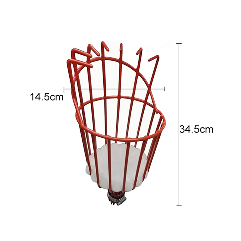 Fruit Picker Head Basket Portable Fruits Catcher For Harvest Picking Citrus Pear Collector Catcher Peach Picking Garden Tool: 34.5x14.5cm