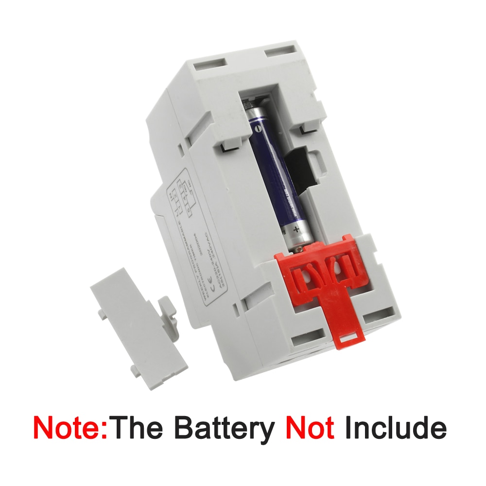 Nytype 220v digital lcd strøm timer programmerbar tidsbryter relé  tp8 a 16 uke timer uten batteri stabil timer