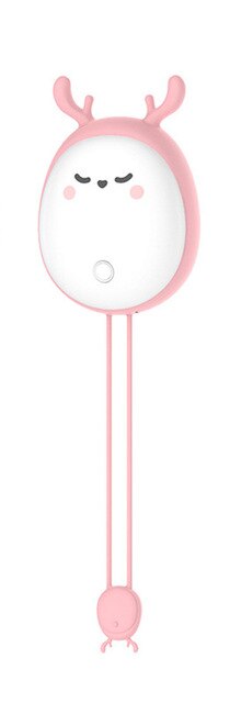 Fille préféré Mini chauffe-main pour hiver Portable USB Rechargeable pingouin/ours polaire batterie externe meilleur pour fille QW281: Marron