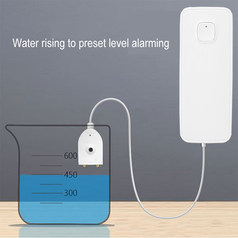 WiFi smart Water Leakage Sensor Water Alarm Compatible With APP Connection Easy Installation