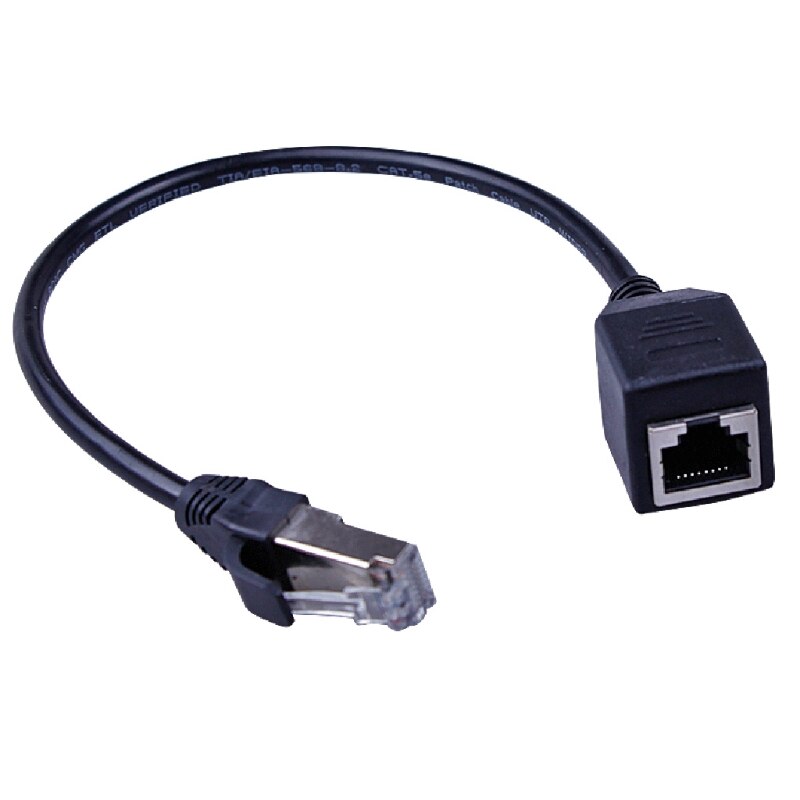 A9LC Ethernet Verlengkabel Rj45 Lan Man-vrouw Netwerk Kabel Rj45 Kat 6 Extension Patch Kabel Extender Cord 3ft/10ft