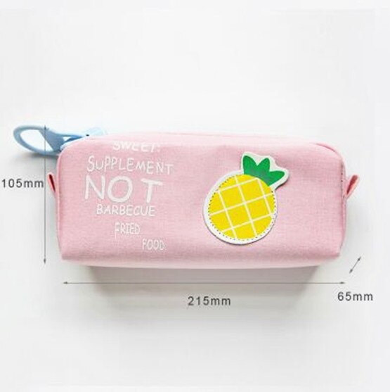 Estuches lápices escolar bolsas lindo caja de gran capacidad bolsa de la escuela, la Oficina papelería suministros estuche para lápices Kawaii: NO.4