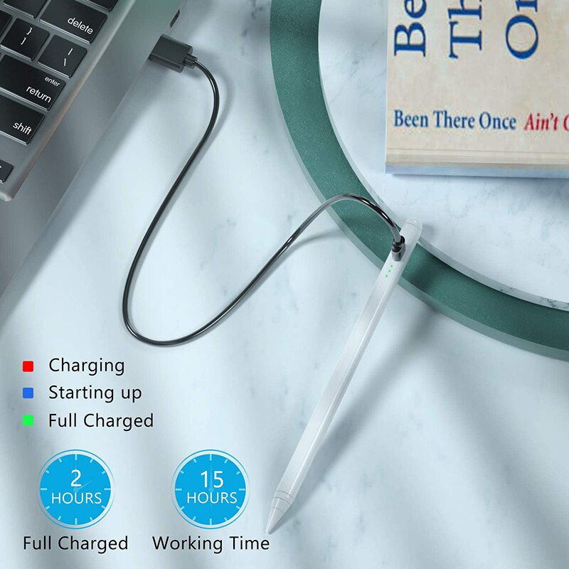 For Apple Pencil 2 1 iPad Pencil Stylus with Plam Rejection Tilt Sensor, Stlyus Pen for iPad Pro Air 4