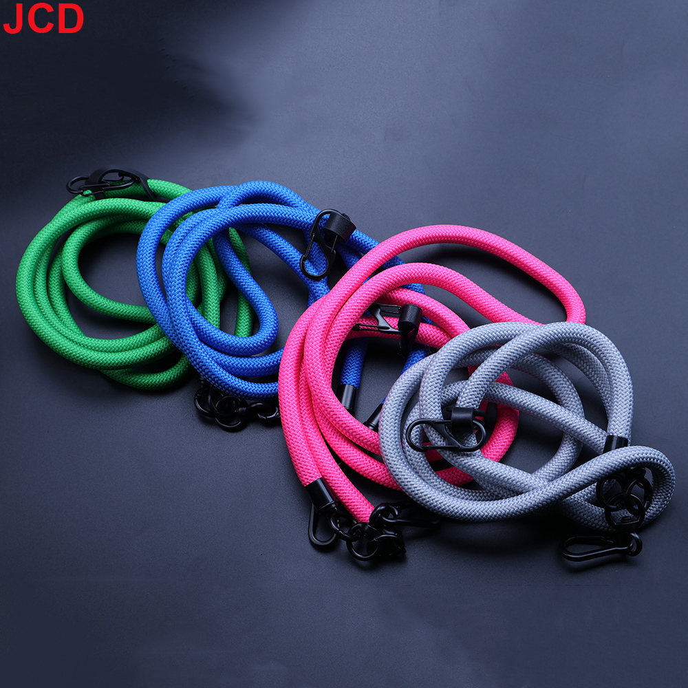 Phone Lanyard Adjustable 1cm Diameter Outdoor Universal Case Crossbody Shoulder Card Neck Cord Clip Hang Anti-lost Wrist Strap
