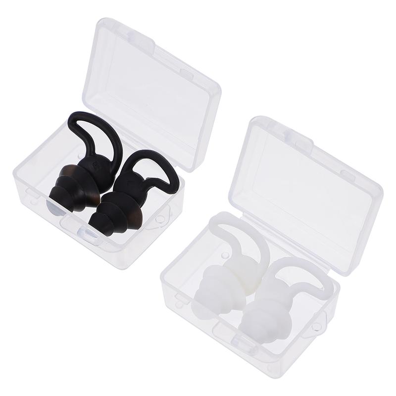 4pcs Swimmer Ear Plugs Water Protection Adult Swimming Bathing Ear Plugs