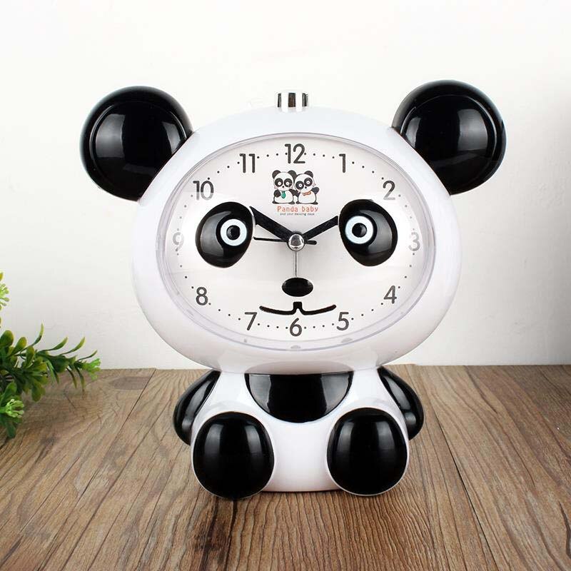 Luminous Clocks Student Music Snooze Alarm Clock Cute Panda Alarm Clock Home Room Decor despertador