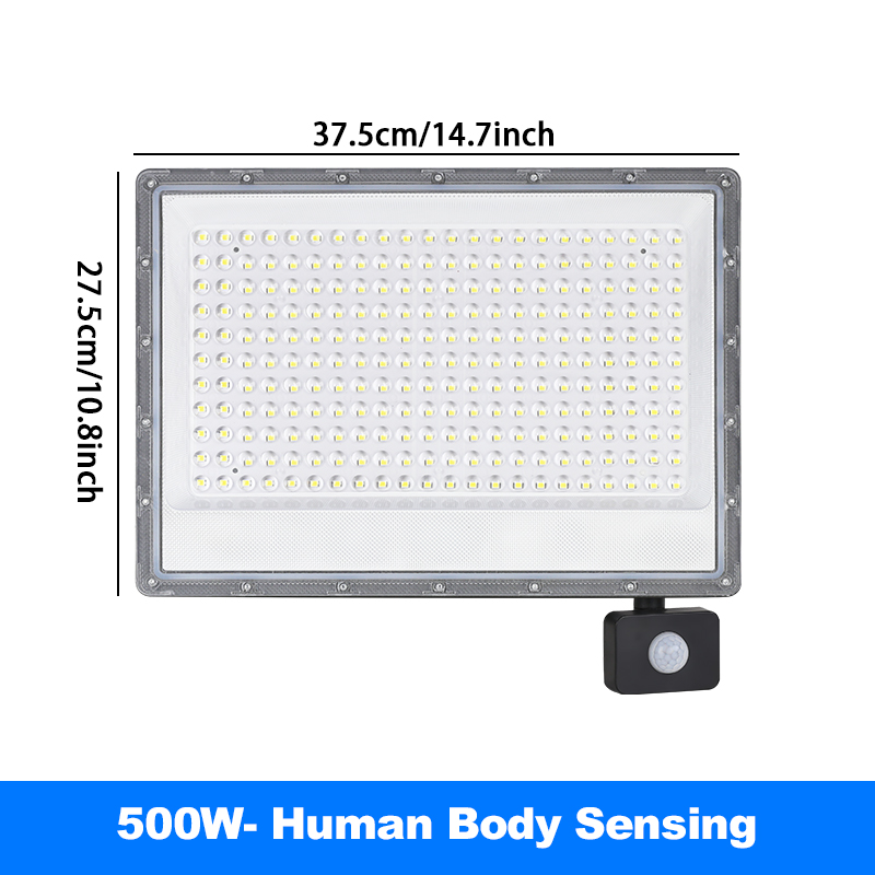 Luz de inundación LED para exteriores 500W 300W 200W 220V Sensor de movimiento foco impermeable iluminación de jardín reflector de paisaje lámpara de calle: Lavanda