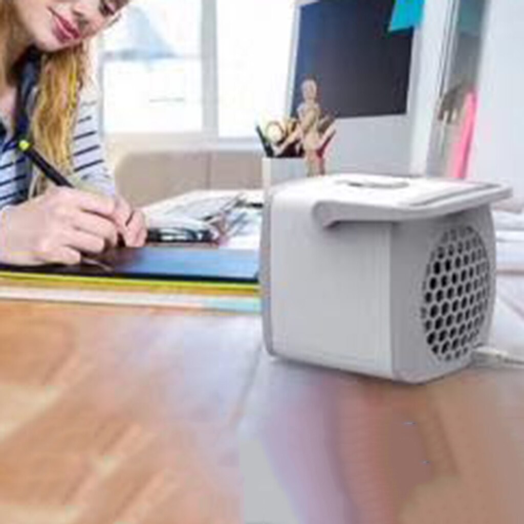 Portable Air Conditioner Mini USB Air Cooler Fan Cooling Humidifier 3 Gear Home Room Air Conditioning Purifiers for Home Office