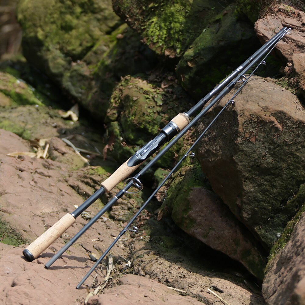 Obei ouragan Baitcasting canne à pêche voyage Ultra léger filature leurre 5g-40g M/ML/MH Accion tige 1.8m 2.1m 2.4m 2.7m 3 Section
