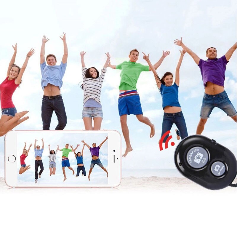 Wireless Bluetooth Smart Phone Camera Remote Control Selfie Stick Shutter for Android IOS AS99