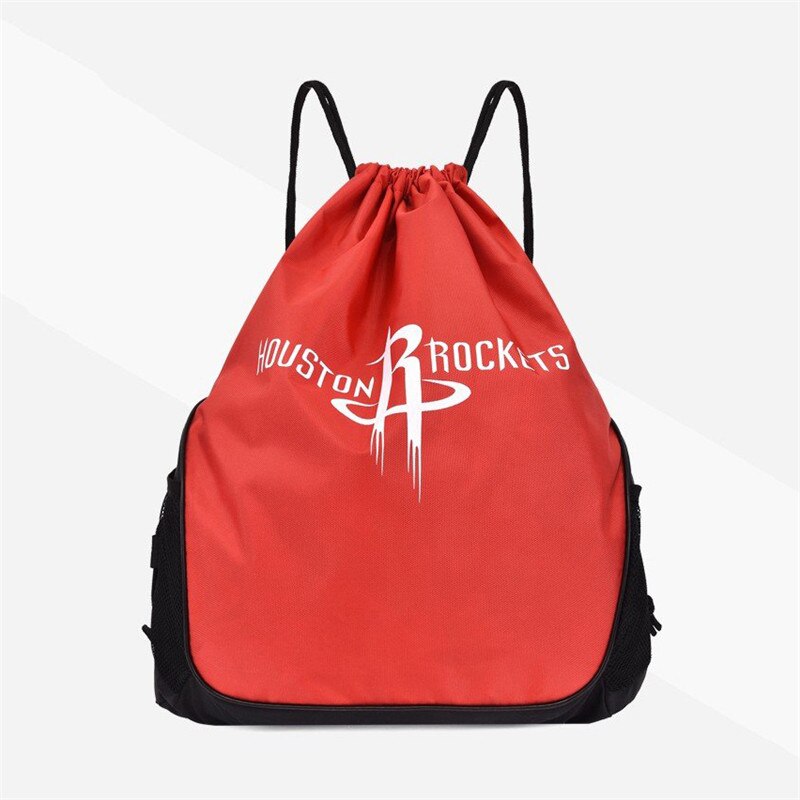 Drawstring Bags Man Women Polyester String Drawstring Bag Promotional Sports Printed Backpack School Sport Basketball Bag