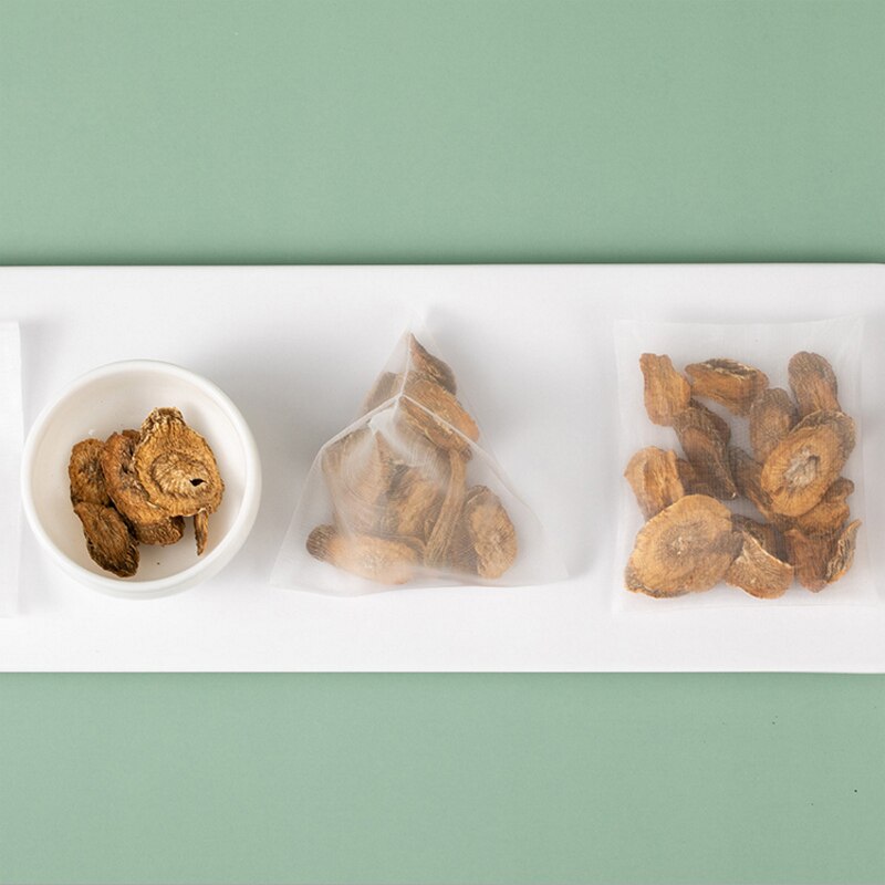 1000pcs/lot Nylon Tea Bag Heat Sealable Pyramid Tea Filters Semi-transparent Empty Teabags 5.8*7cm 6.5*8cm