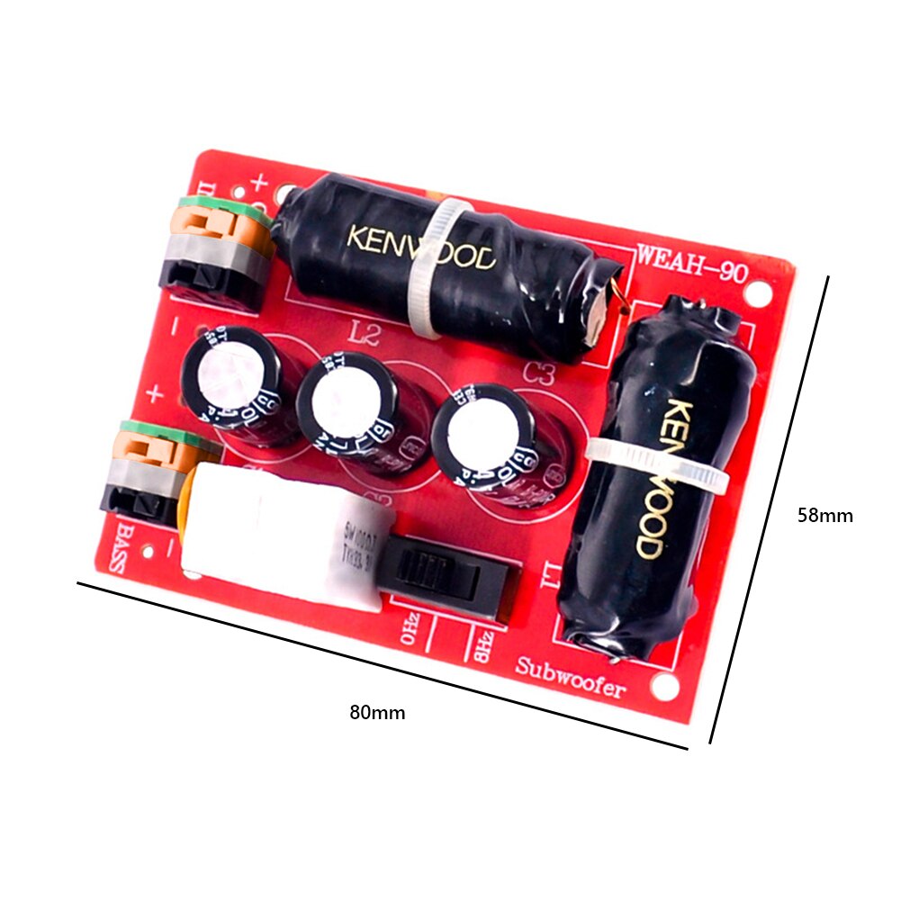 200w bass speaker subwoofer frequency divider hi-fi stereo car frequency divider car audio sound crossover: Weah -90