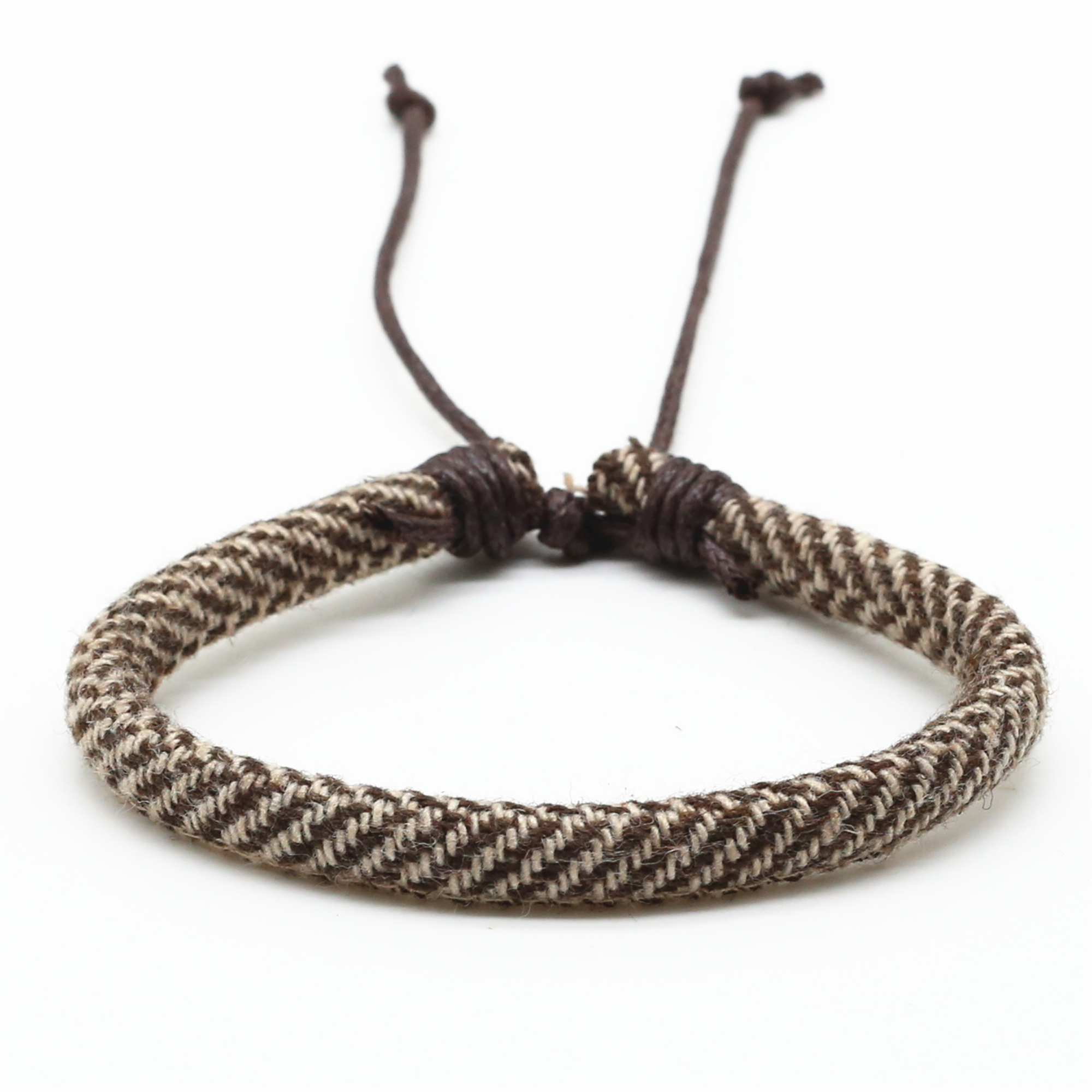 WestBull, Pulseras tejidas de cuerda étnica Vintage Multicolor para mujeres y hombres, Pulsera para hombre, para hombre, joyería al por mayor: Rojo óxido
