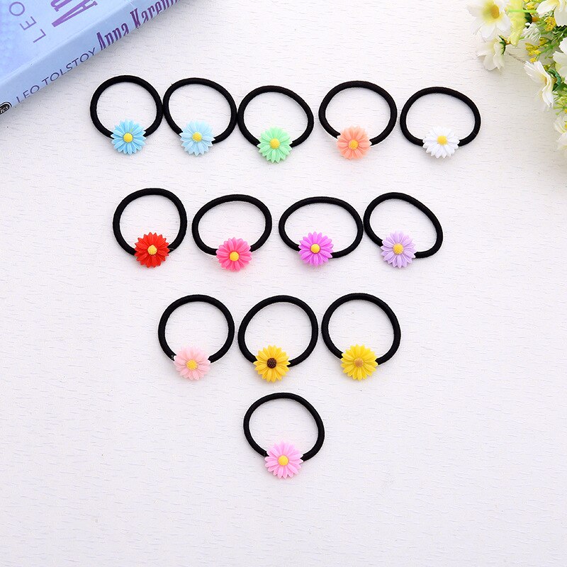 10PCS Hairpins Small Flowers Gripper Children 4 Claws Plastic Hair Clip Clamp for Baby Girls Hair Accessories